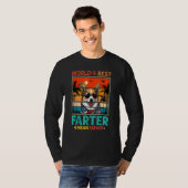 Father's Day Retro Dad World's Best Farter I Mean  T-shirt (Voorkant volledig)