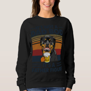 Father's Day Rottweiler Het is geen vader lichaam Trui