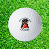 Fathers Day  Rottweiler Puppy  Golfballen