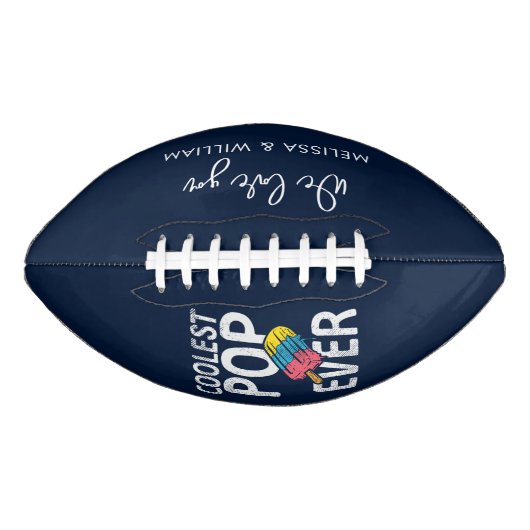 Fathers Day Script Coolest Pop ooit op maat American Football (Voorkant)
