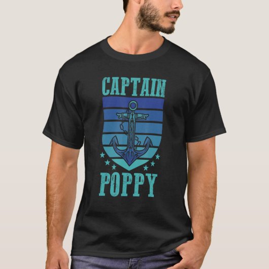 Father's Day  Seafarer Daddy  Boater Papa  Captain T-shirt (Voorkant)