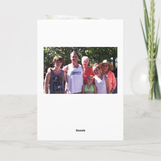 Fathers Day Seahorse Kaart (Achterkant)