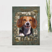 Fathers Day - Stone Paws - Beagle Kaart (Voorkant)