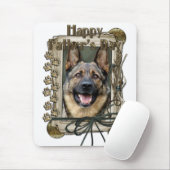 Fathers Day - Stone Paws - German Shepherd Muismat (Met muis)