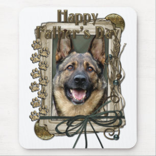 Fathers Day - Stone Paws - German Shepherd Muismat