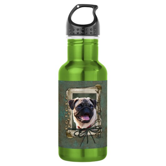 Fathers Day - Stone Paws - Pug Waterfles (Voorkant)