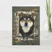 Fathers Day - Stone Paws - Shiba Inus - Yasha Kaart (Voorkant)
