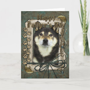 Fathers Day - Stone Paws - Shiba Inus - Yasha Kaart