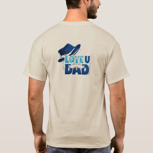 father's day t-shirt (Achterkant)
