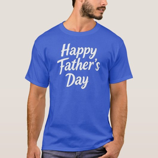 "Father's Day T-Shirt – World's Best Dad | Unique  (Voorkant)