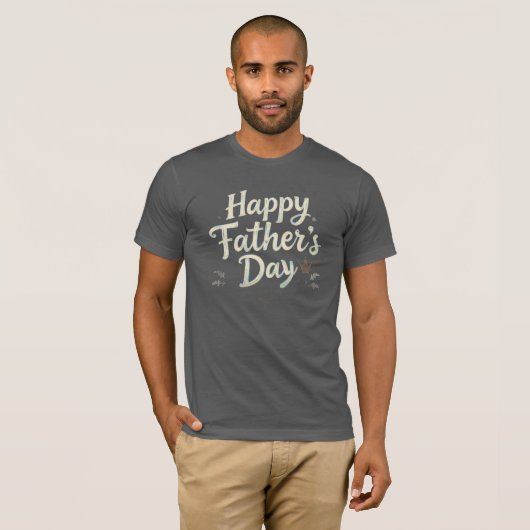 "Father's Day T-Shirt – World's Best Dad | Unique  (Voorkant volledig)