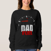 Fathers Day To Be Dad Fuel Car Pun Loading Father Trui (Voorkant)