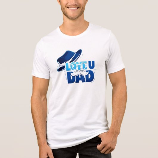 father's day Tri-Blend shirt (Voorkant)