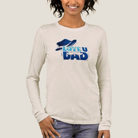 father's day Tri-Blend shirt (Voorkant)