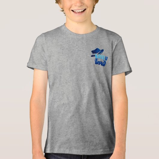 father's day Tri-Blend shirt (Voorkant)