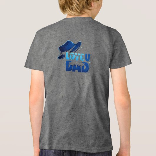 father's day Tri-Blend shirt (Achterkant)