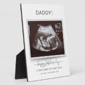 Fathers Day Ultrasound Foto's Zwangerschap Pap ont Fotoplaat (Zijkant)