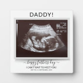 Fathers Day Ultrasound Zwangerschap Vaak Fotoplaat (Voorkant)