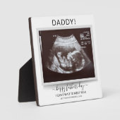 Fathers Day Ultrasound Zwangerschap Vaak Fotoplaat (Voorkant)