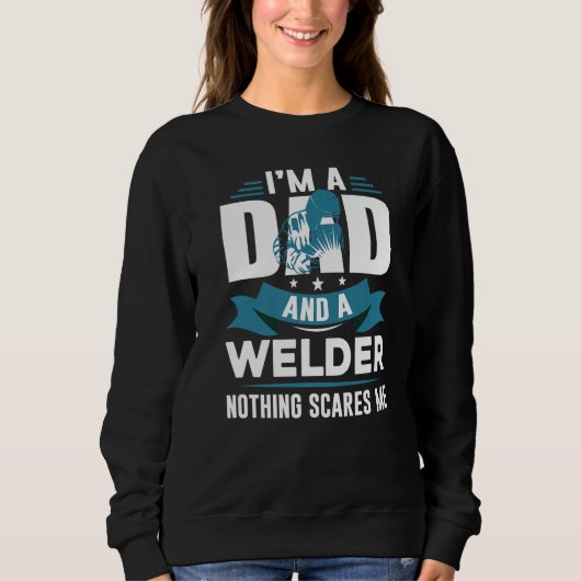 Father's Day  USA Patriotic Welder Dad Trui (Voorkant)
