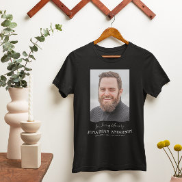 Fathers Funeral | Pap Foto Memorial T-shirt