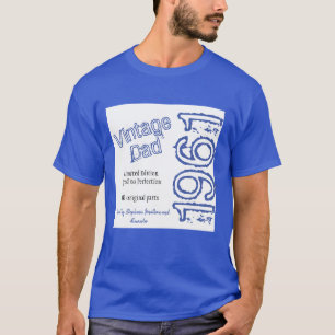 Father's Limited Edition Jaar Blauw T-shirt