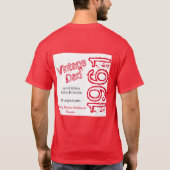 Father's Limited Edition Jaar Rood T-shirt (Achterkant)
