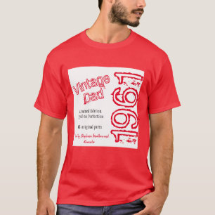 Father's  Limited Edition Jaar Rood T-shirt