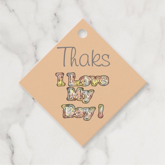 Fathers Love and Gratitude Bedankjes Labels (Voorkant)