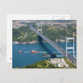 Fatih Sultan Mehmet Bridge over de Bosphorus, Briefkaart (Voorkant / Achterkant)