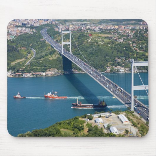 Fatih Sultan Mehmet Bridge over de Bosphorus, Muismat (Voorkant)
