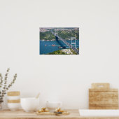 Fatih Sultan Mehmet-brug over de Bosporus, Poster (Keuken)