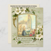 Fatima Blessed Mary Consecration Prayer (Voorkant / Achterkant)