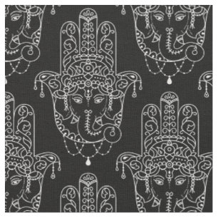Fatima hand, hindoe-motief stof