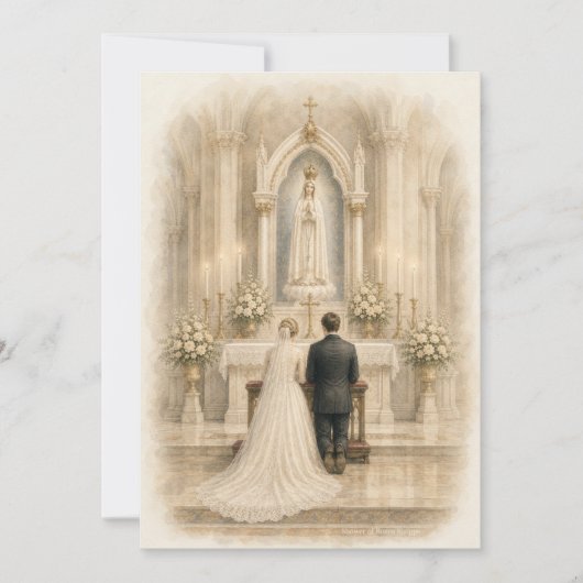 Fatima Huwelijksaltaar Mariadevotie (Voorkant)