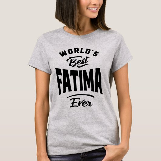 Fatima Persoonlijke naam Birthday Gift T-shirt (Voorkant)
