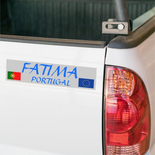 Fatima, Portugal Bumpersticker (Op Truck)