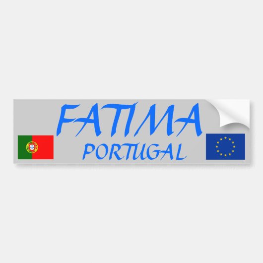 Fatima, Portugal Bumpersticker (Voorkant)