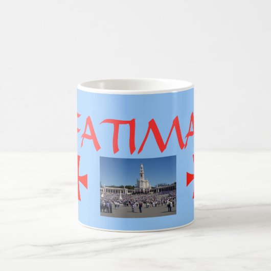 Fatima Portugal Sanctuary Custom Mok (Center)