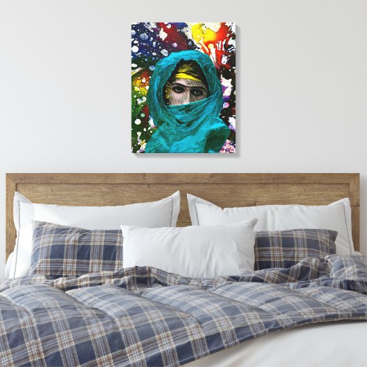 Fatima van Michael Moffa Canvas Afdruk (Insitu (Slaapkamer))