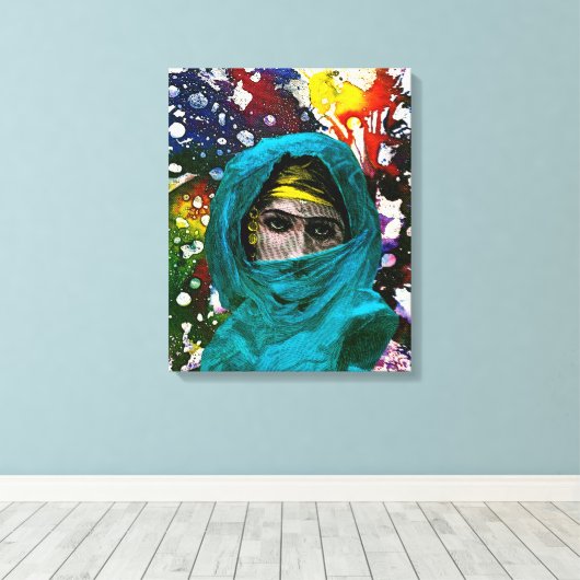 Fatima van Michael Moffa Canvas Afdruk (Insitu (Houten vloer))