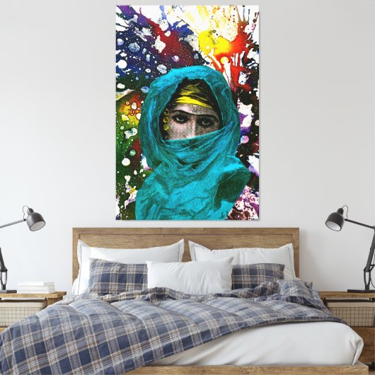 Fatima van Michael Moffa Canvas Afdruk (Insitu (Slaapkamer))