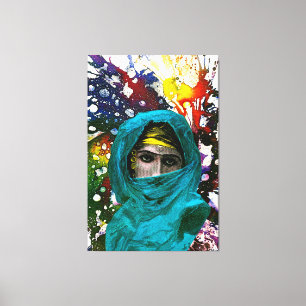 Fatima van Michael Moffa Canvas Afdruk