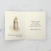 Fatima Virgin Mary katholieke Moederdag Kaart (Binnen)