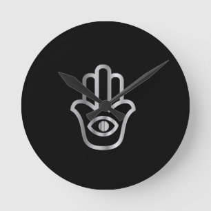 Fatima's Hand- Khamsa religieus symbool Ronde Klok
