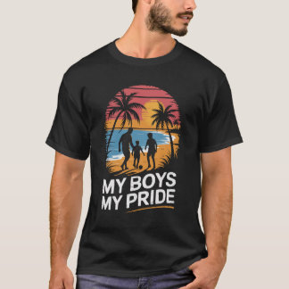 Fatjer en 2 zonen strandvoetbal t-shirt