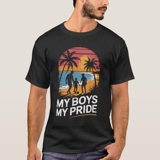 Fatjer en 2 zonen strandvoetbal t-shirt (Voorkant)