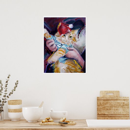 Fatso, Keyboard Cat-praktijk Poster (Keuken)