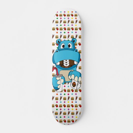 Fatso The Hippo Skateboard (Voorkant)