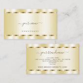 Fatsoenlijk Glinsterend Licht met Gouden Lichtgeve Visitekaartje (Voorkant / Achterkant)